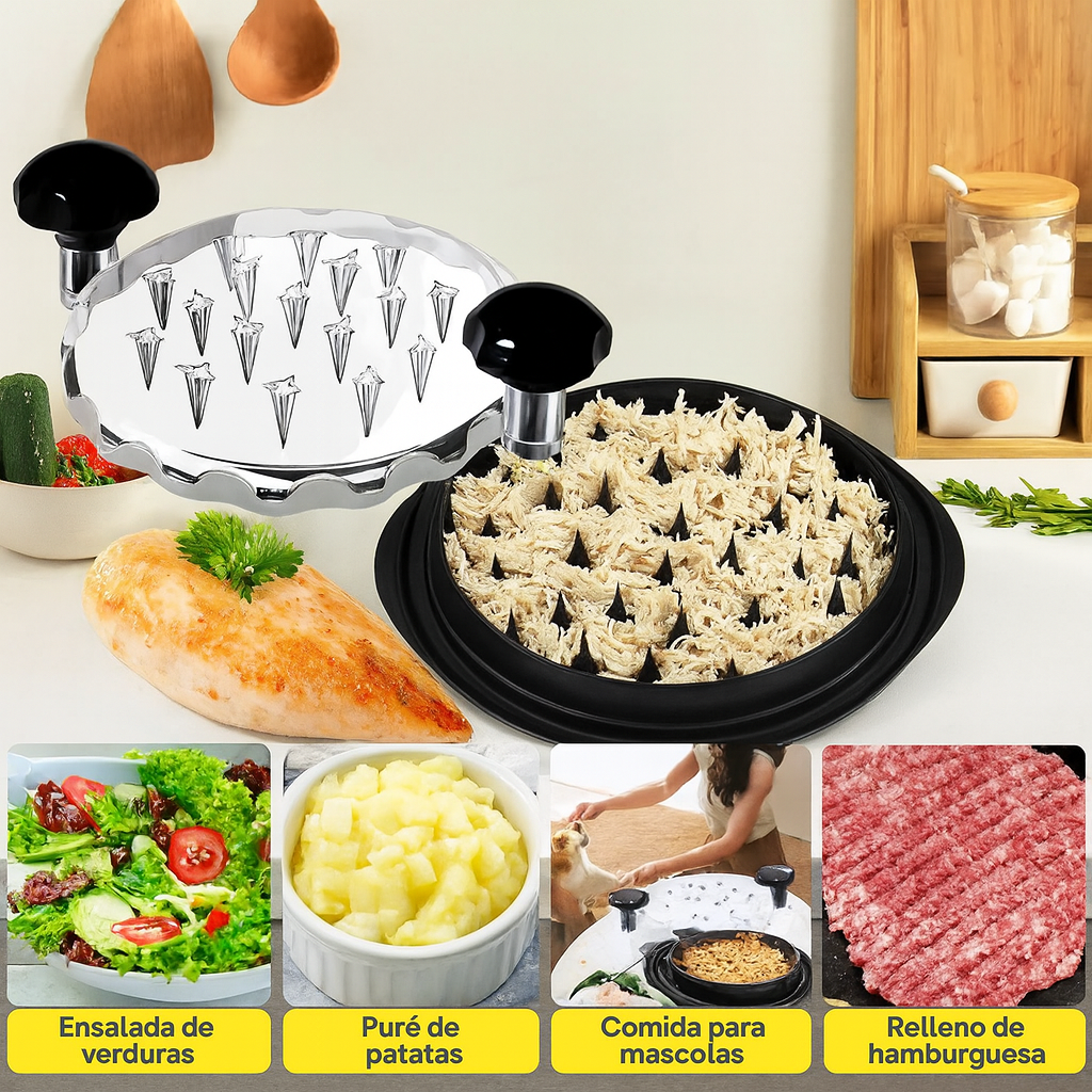 Desmenuzador de Pollo y Carne Multifuncional
